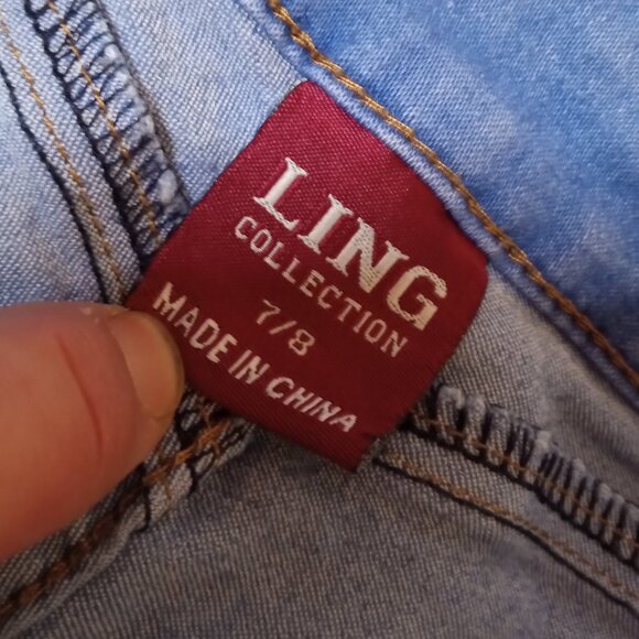 Ling Collection Jean Shorts 7/8 - Picture 4 of 4